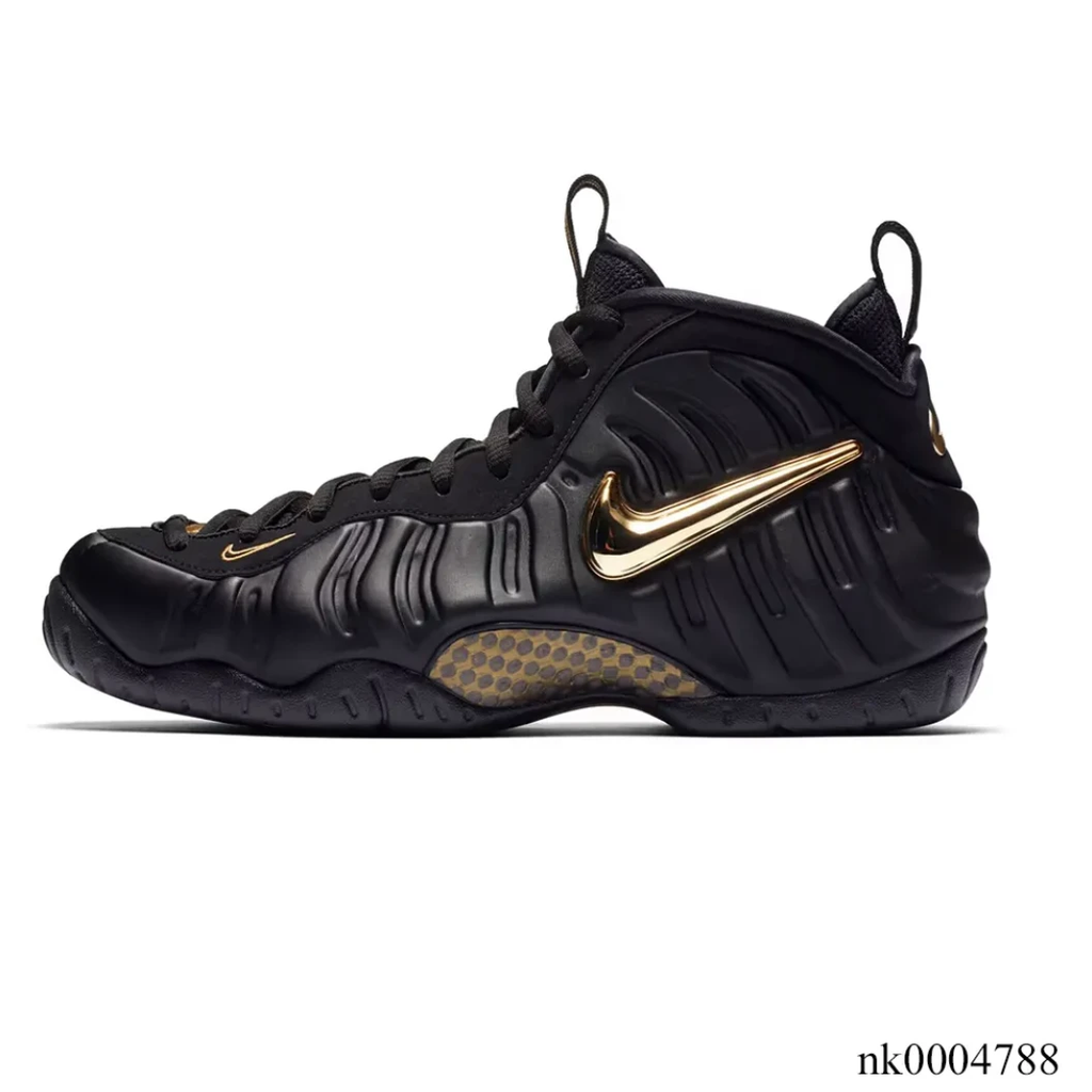 Air Foamposite Pro ‘Black Metallic Gold’ Shoes Sneakers by Air Jordan