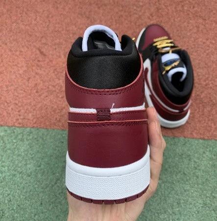 Air Jordan 1 Mid Black And Red Color Matching by Air Jordan