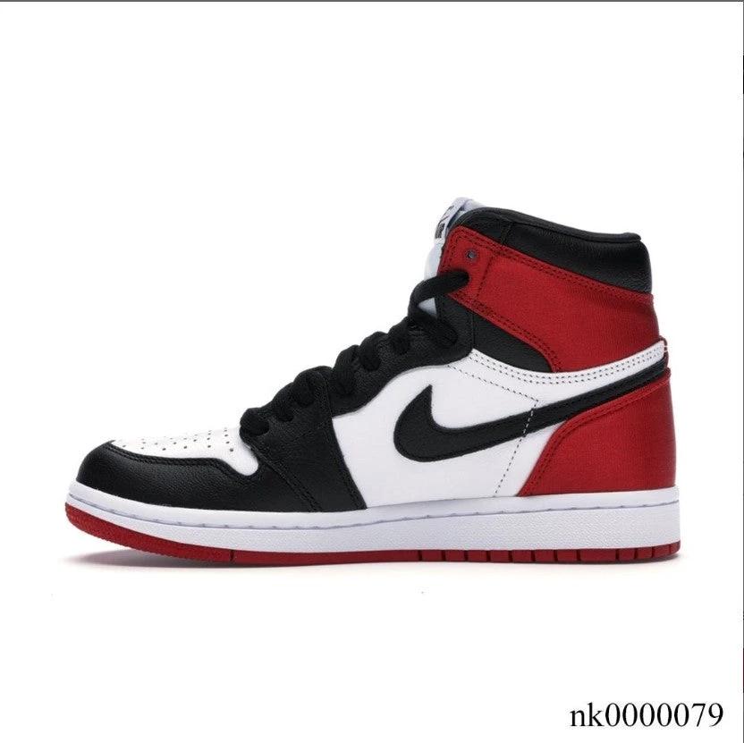Air Jordan 1 Retro High Satin Black Toe Shoes Sneakers by Air Jordan