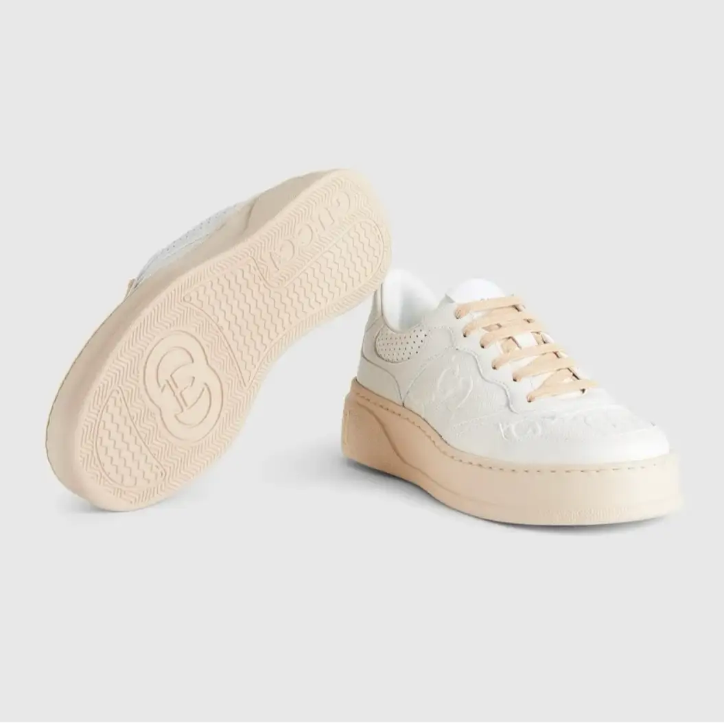GG Embossed Leather Shoes Sneakers by Air Jordan