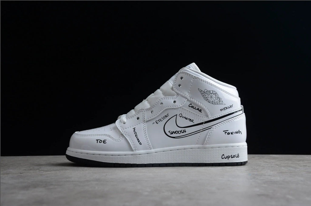 Air Jordan 1 Mid Big Kids by Air Jordan
