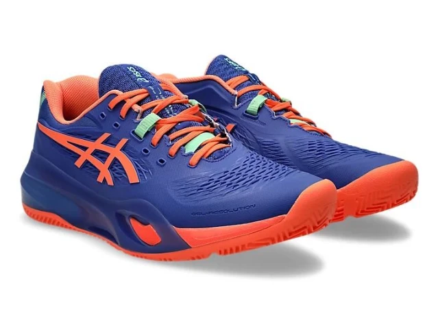 Asics Gel-Resolution X Padel Dark Cobalt Vivid Coral 1041A492-402 by Air Jordan