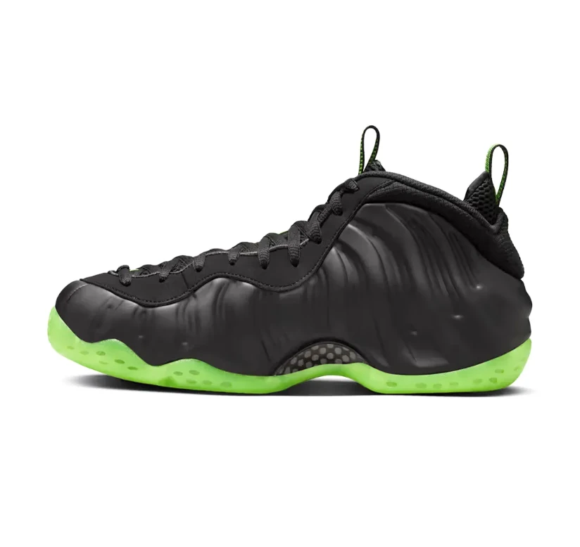 Air Foamposite One Black Volt Shoes Sneakers by Air Jordan