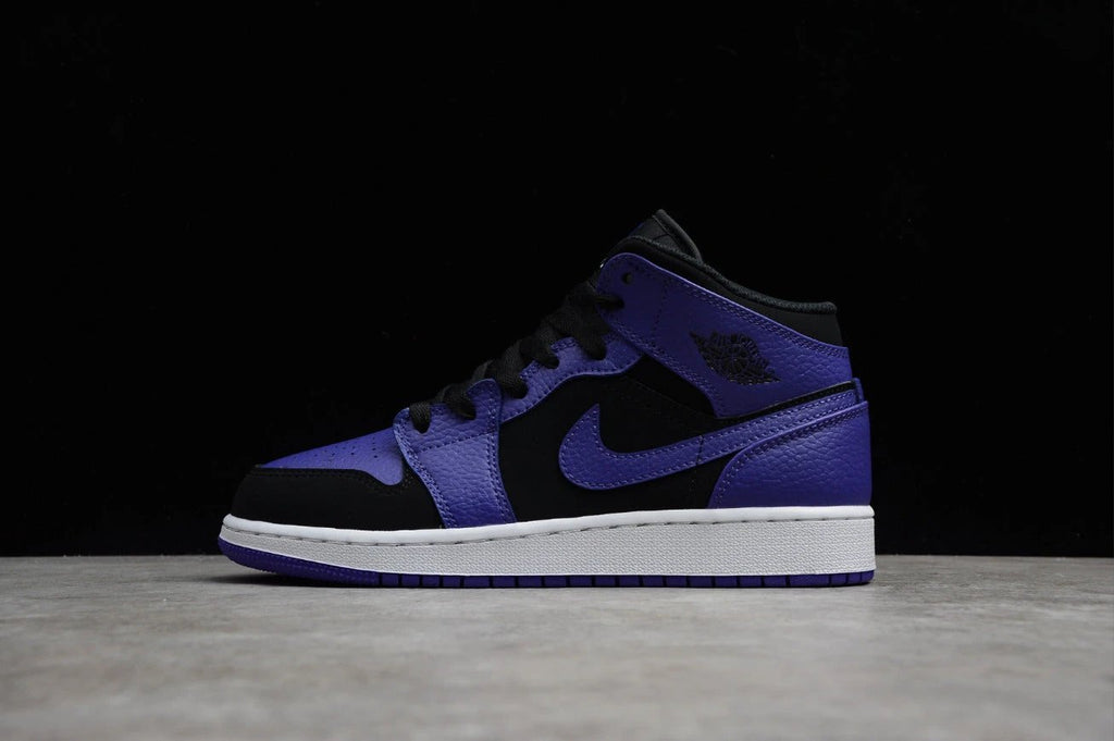 Air Jordan 1 Mid Black Dark Concord by Air Jordan