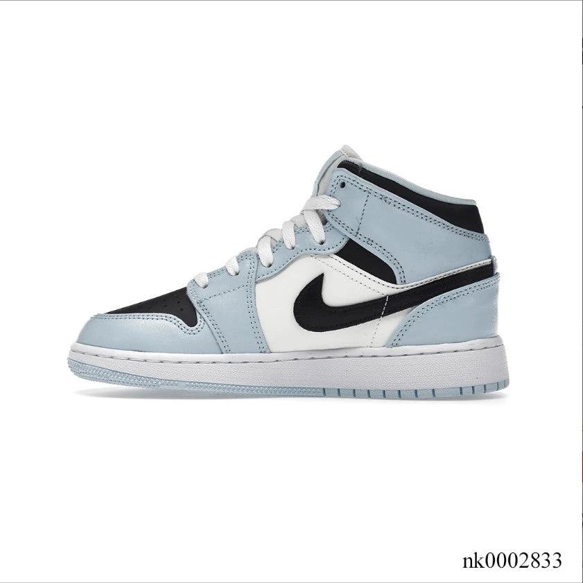 Air Jordan 1 Mid Ice Blue Shoes Sneakers by Air Jordan