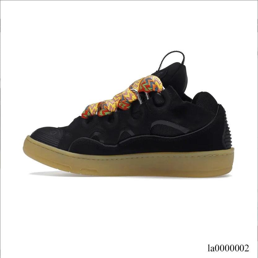 Lanvin Leather Curb Black Shoes Sneakers by Air Jordan