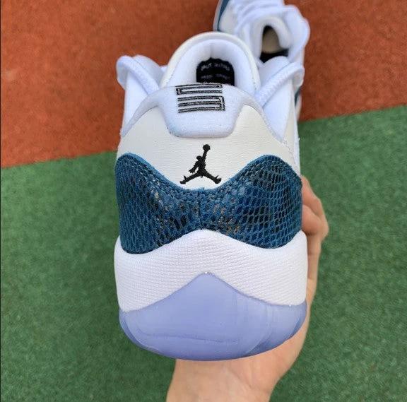 Air Jordan 11 Low Snake Skin Navy by Air Jordan