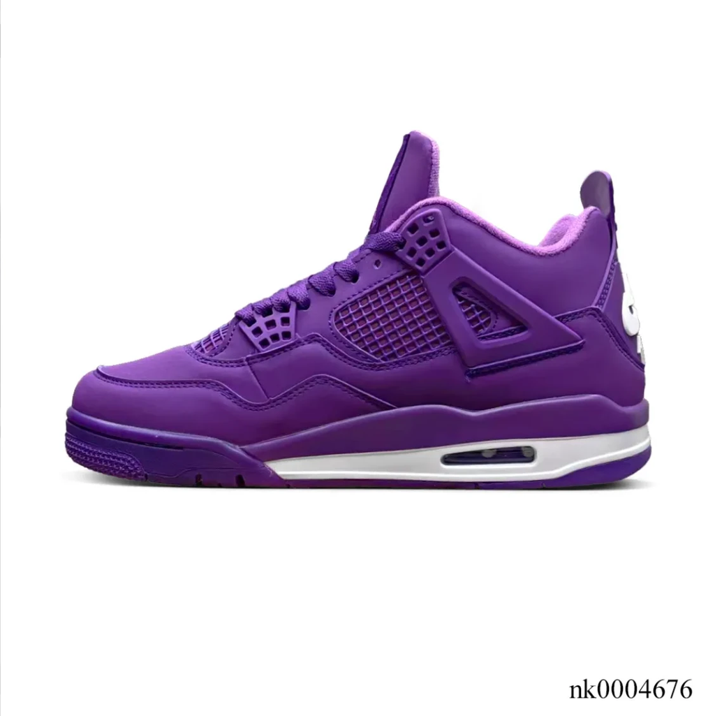Nigel Sylvester x Air Jordan 4 Purple Shoes Sneakers by Air Jordan