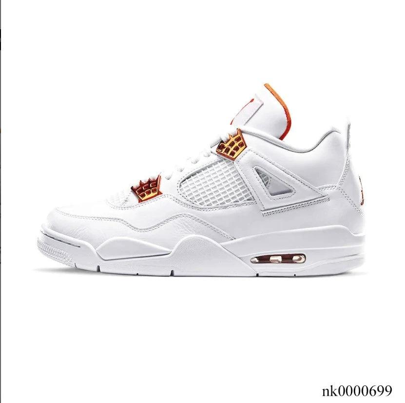Air Jordan 4 Retro Metallic Orange Shoes Sneakers by Air Jordan
