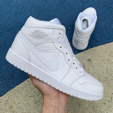 Air Jordan 1 Mid Pure White by Air Jordan