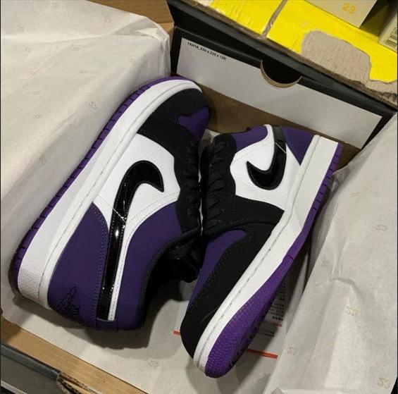 Air Jordan 1 Low Black Purple Grape by Air Jordan