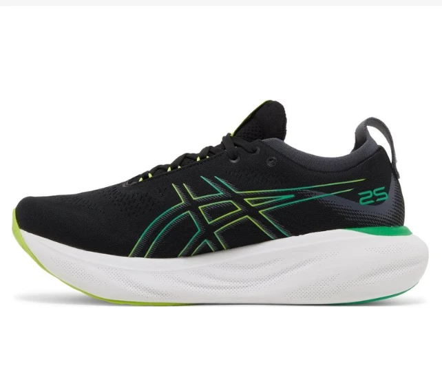 Asics Gel Nimbus 25 Black Lime Zest 1011B547-003 by Air Jordan