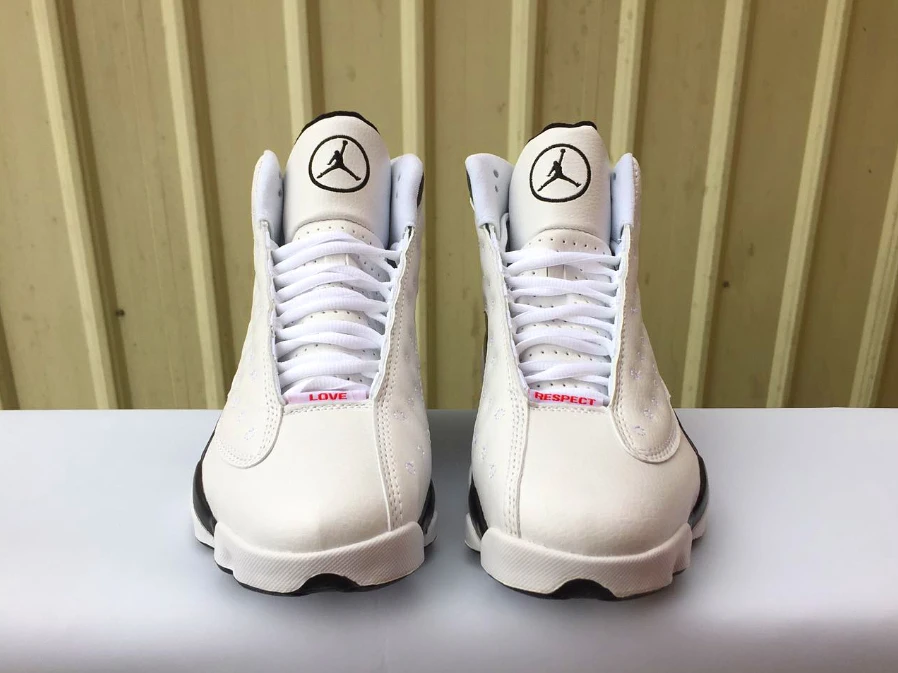 Air Jordan 13 White Black Love Basketball by Air Jordan