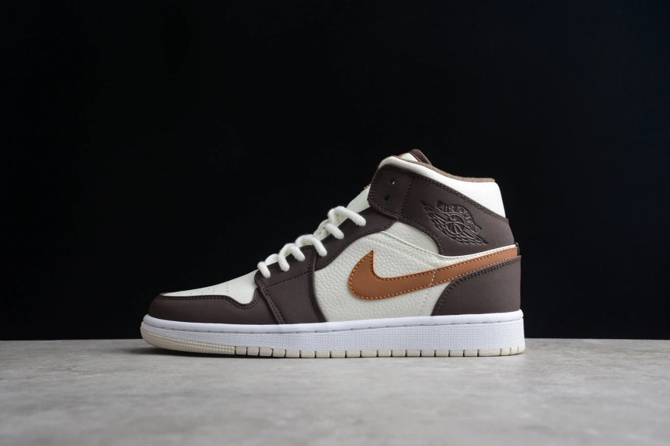 Air Jordan 1 Mid Brown Fleece by Air Jordan