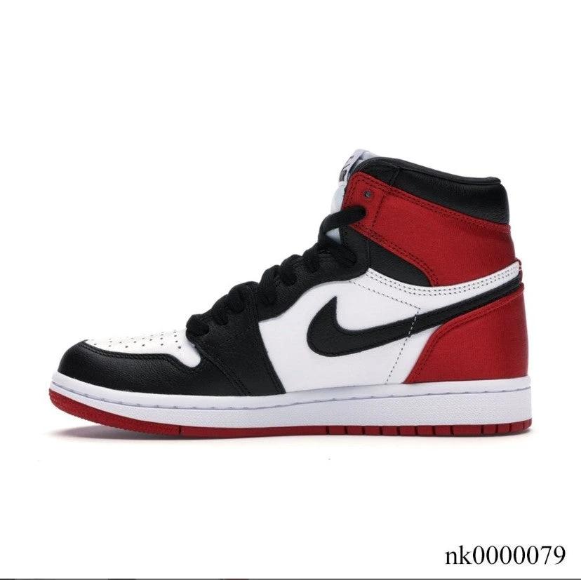Air Jordan 1 Retro High Satin Black Toe (W) Shoes Sneakers by Air Jordan