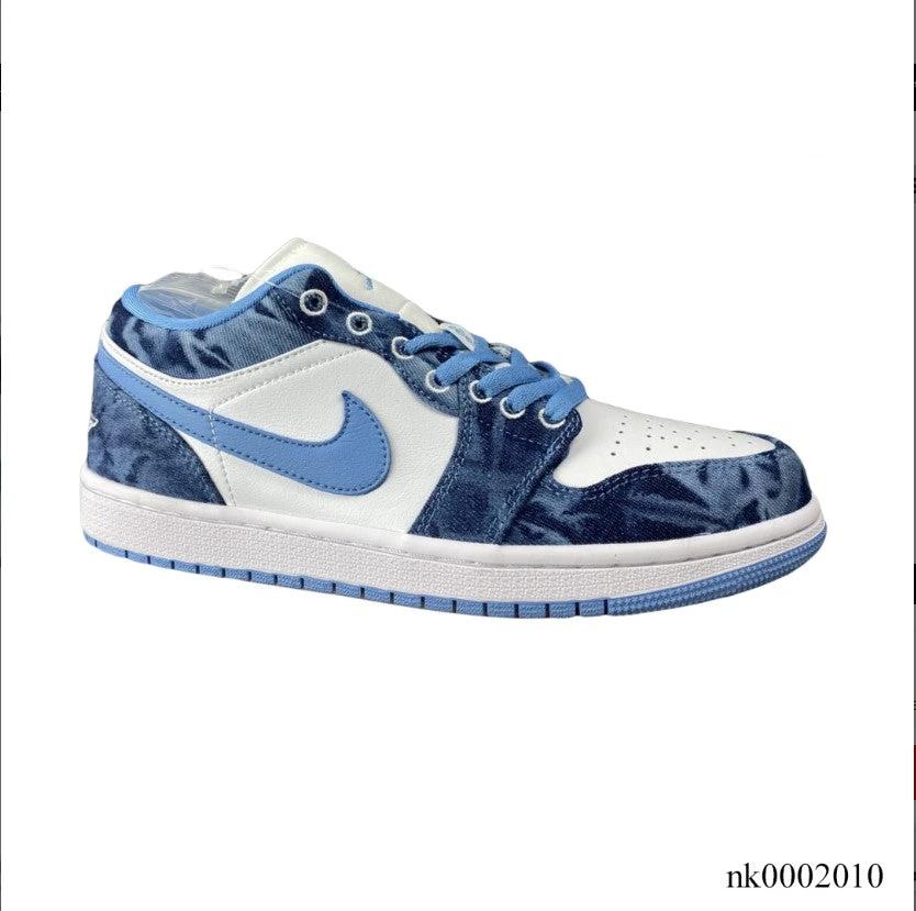 Air Jordan 1 Low Washed Denim Shoes Sneakers by Air Jordan