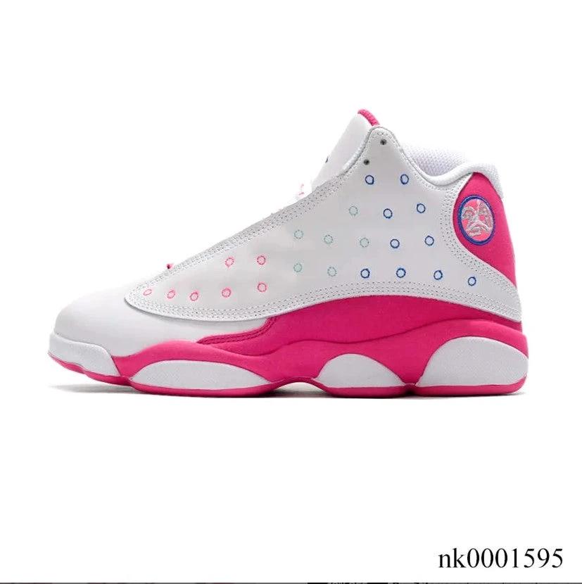 Air Jordan 13 White Pink Blue Shoes Sneakers by Air Jordan