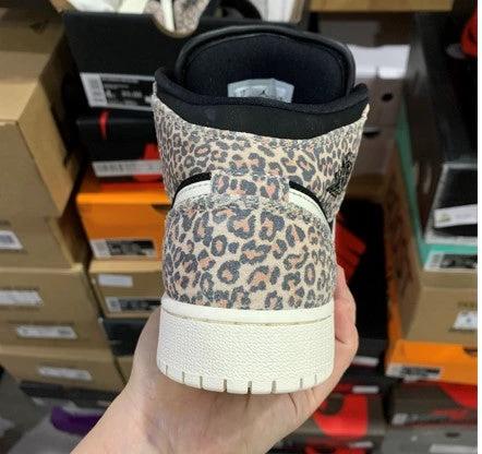 Air Jordan 1 Mid Colorful Tiger Print by Air Jordan
