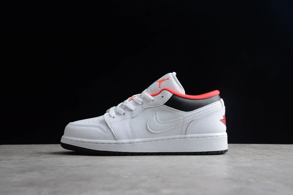 Air Jordan 1 Low Top White Red by Air Jordan