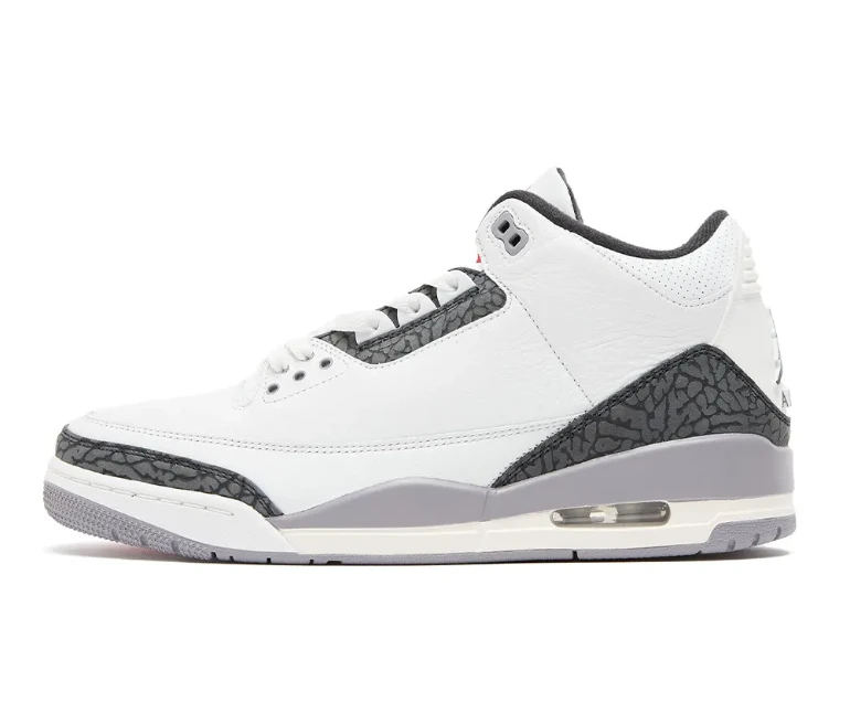 Air Jordan 3 Cement Grey Shoes Sneakers by Air Jordan