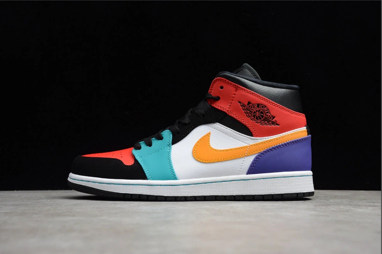 Air Jordan 1 Mid Bred Multi-Color by Air Jordan