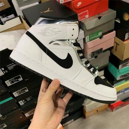 Air Jordan 1 Mid Little Leonard Liquid Silver by Air Jordan