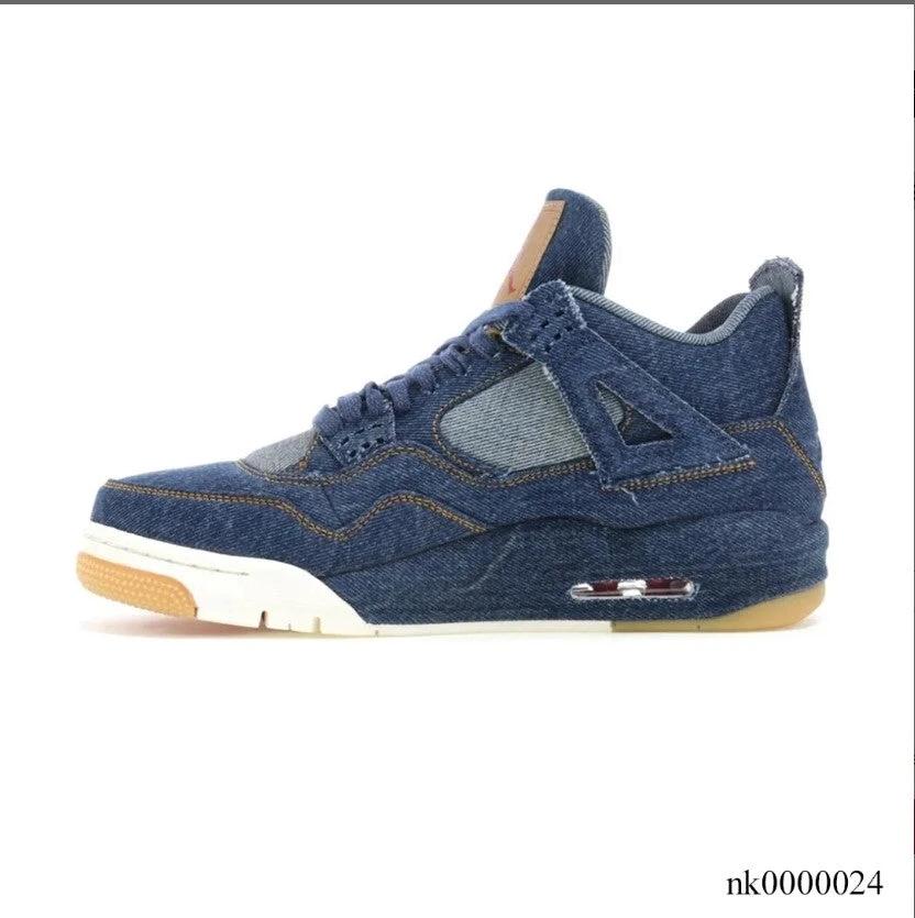 Air Jordan 4 Retro Levi’s Denim Shoes Sneakers by Air Jordan