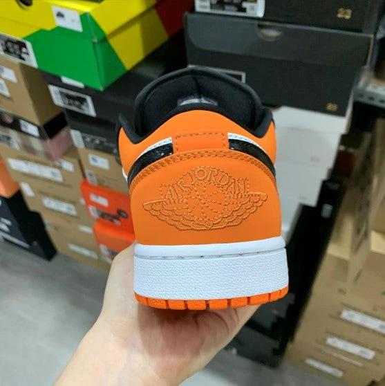 Air Jordan 1 Low Black and White Orange by Air Jordan