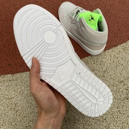 Air Jordan 1 Mid Zebra Pattern Gray Light by Air Jordan