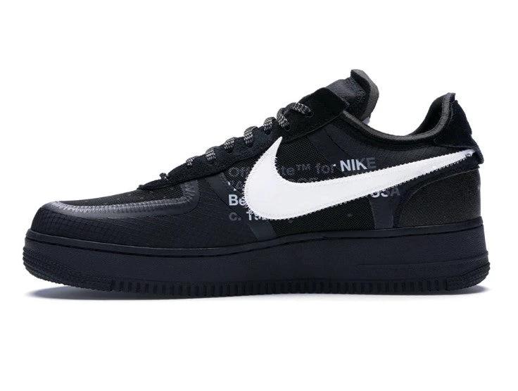 Air Force 1 Low Off-White Black White Shoes Sneakers by Air Jordan