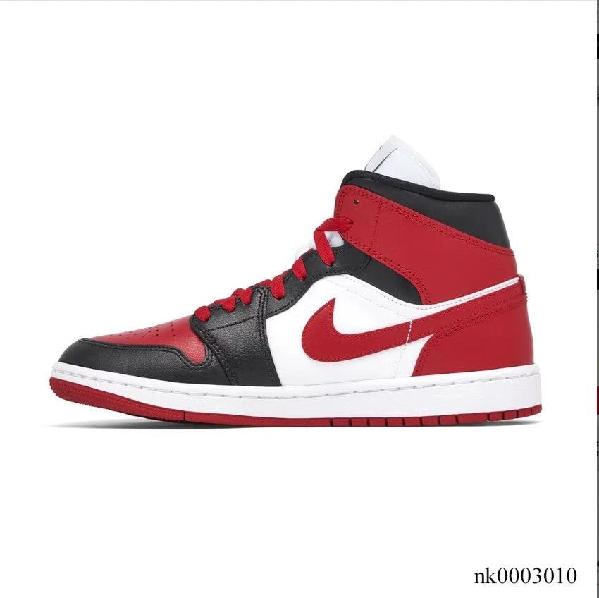 Air Jordan 1 Mid Alternate Bred Toe Shoes Sneakers by Air Jordan