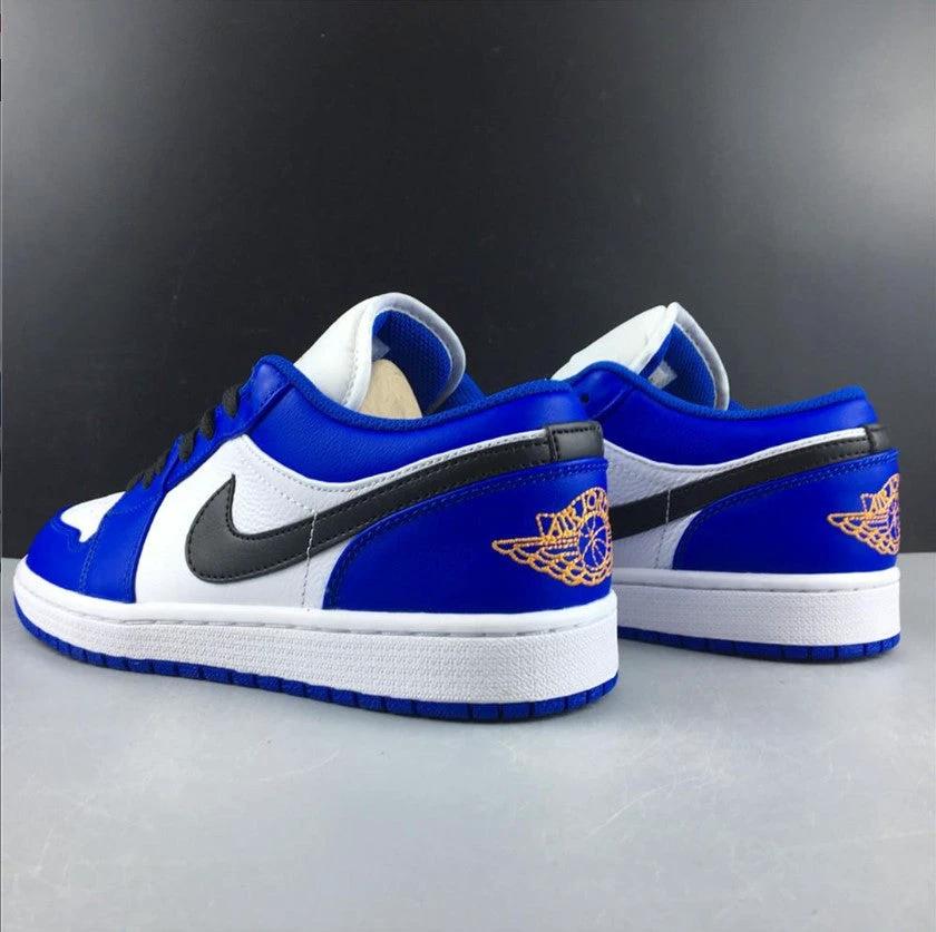 Air Jordan 1 Low Hyper Royal Orange Peel Shoes Sneakers by Air Jordan