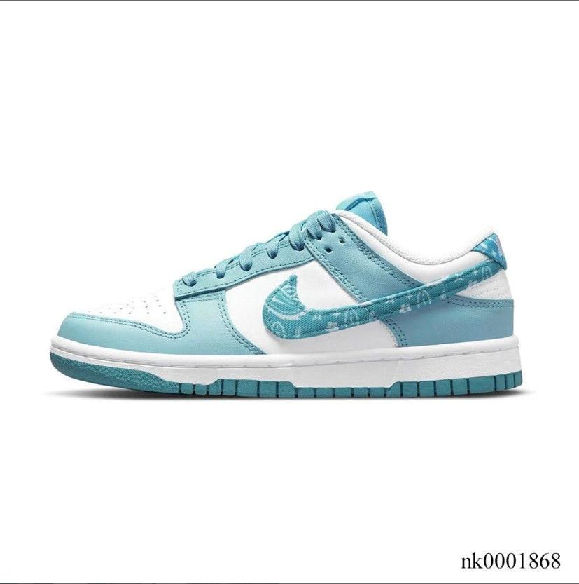 Nike Dunk Low Essential Blue Paisley Shoes Sneakers by Air Jordan