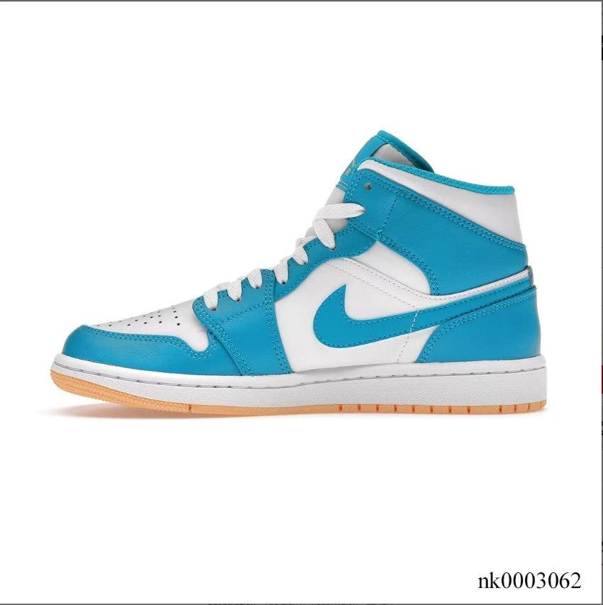 Air Jordan 1 Mid Aquatone Shoes Sneakers by Air Jordan
