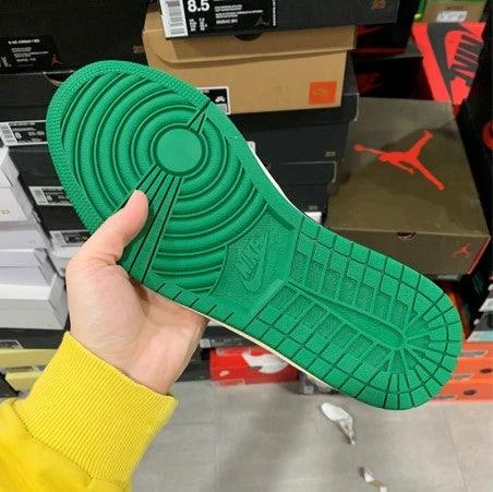 Air Jordan 1 Mid White Green And Orange by Air Jordan