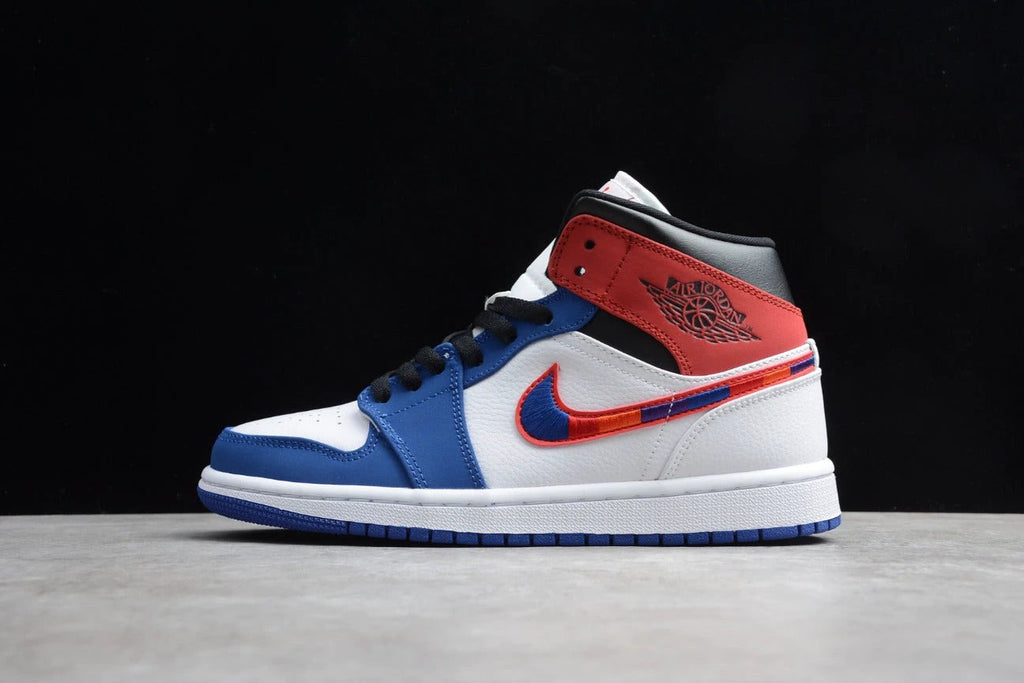 Air Jordan 1 Mid Multi Color Swoosh by Air Jordan