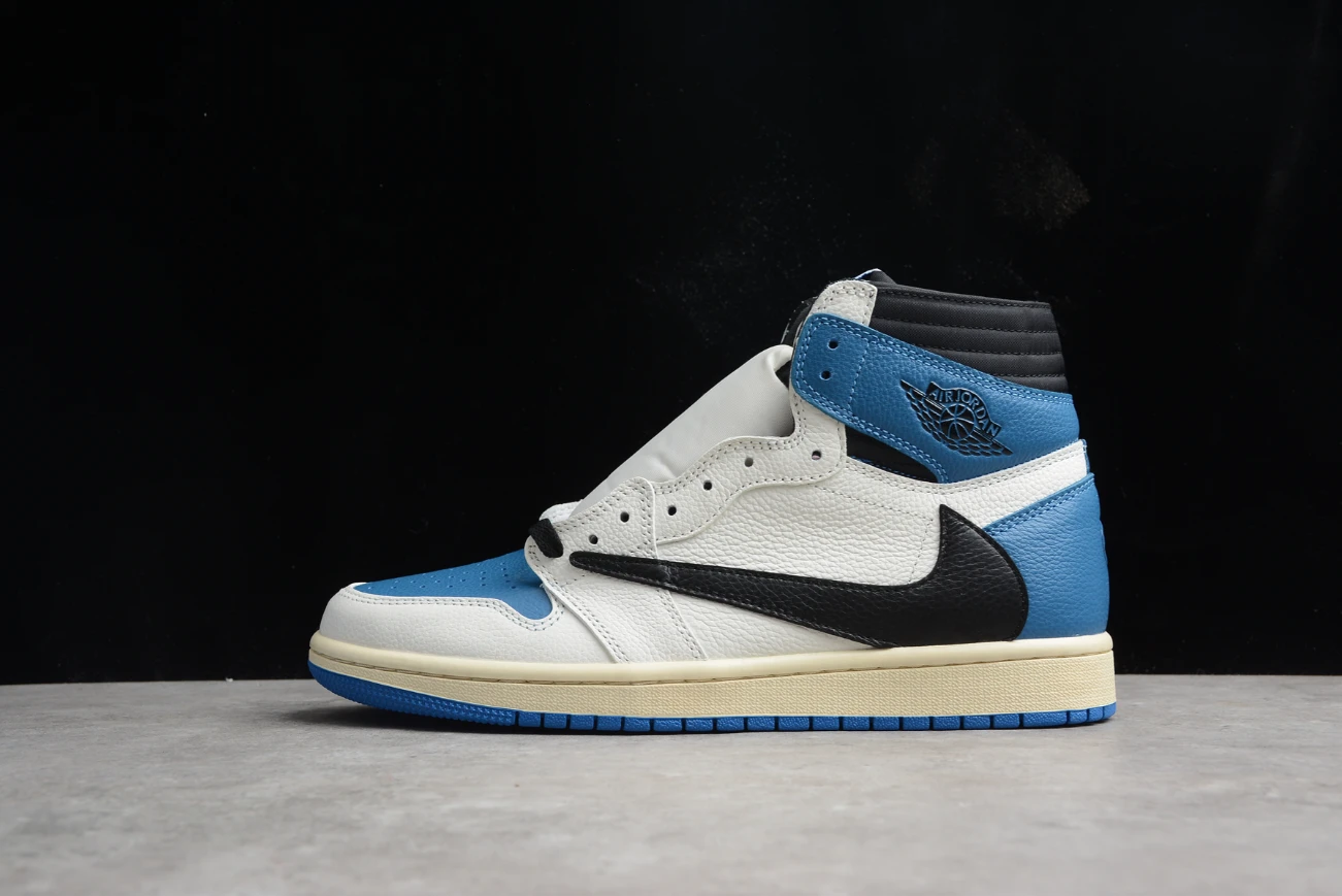 Fragment X Travis Scott X Air Jordan 1 Retro High OG Military Blue by Air Jordan