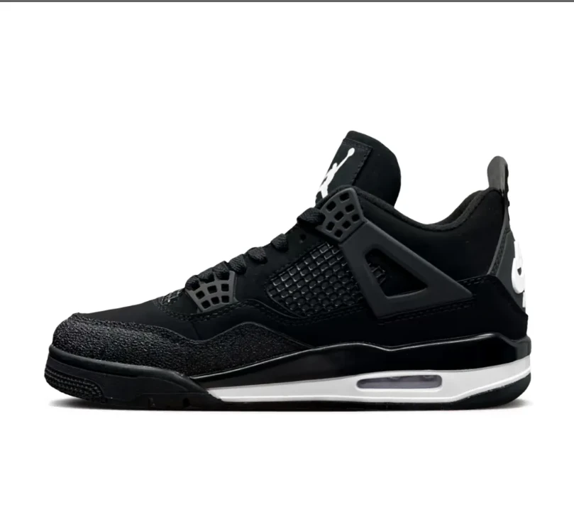 Nigel Sylvester x Air Jordan 4 Black By Black Shoes Sneakers by Air Jordan