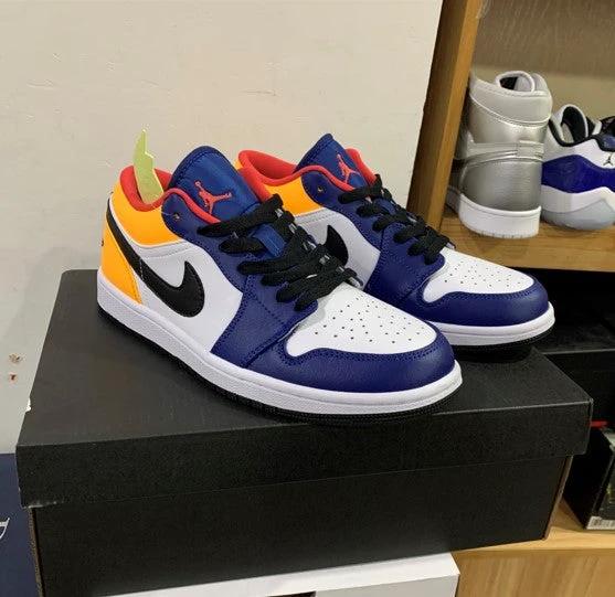 Air Jordan 1 Low Blue Yellow by Air Jordan