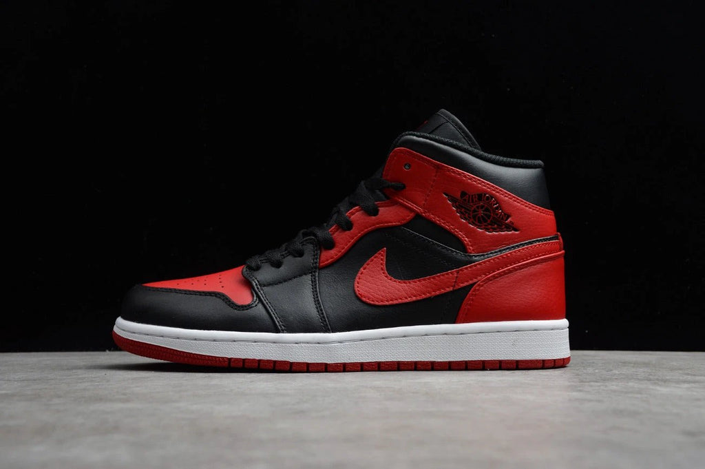 Air Jordan 1 Mid “Bred” by Air Jordan