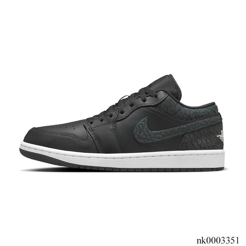 Air Jordan 1 Low SE Black Elephant Shoes Sneakers by Air Jordan