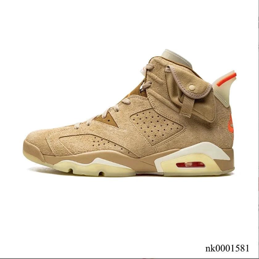 Travis Scott x AJ 6 British Khaki Shoes Sneakers by Air Jordan