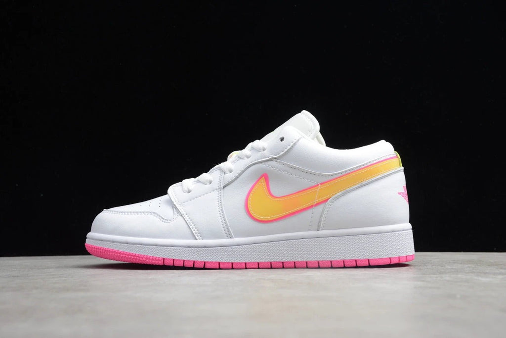Air Jordan 1 Low White And Yellow Powder by Air Jordan