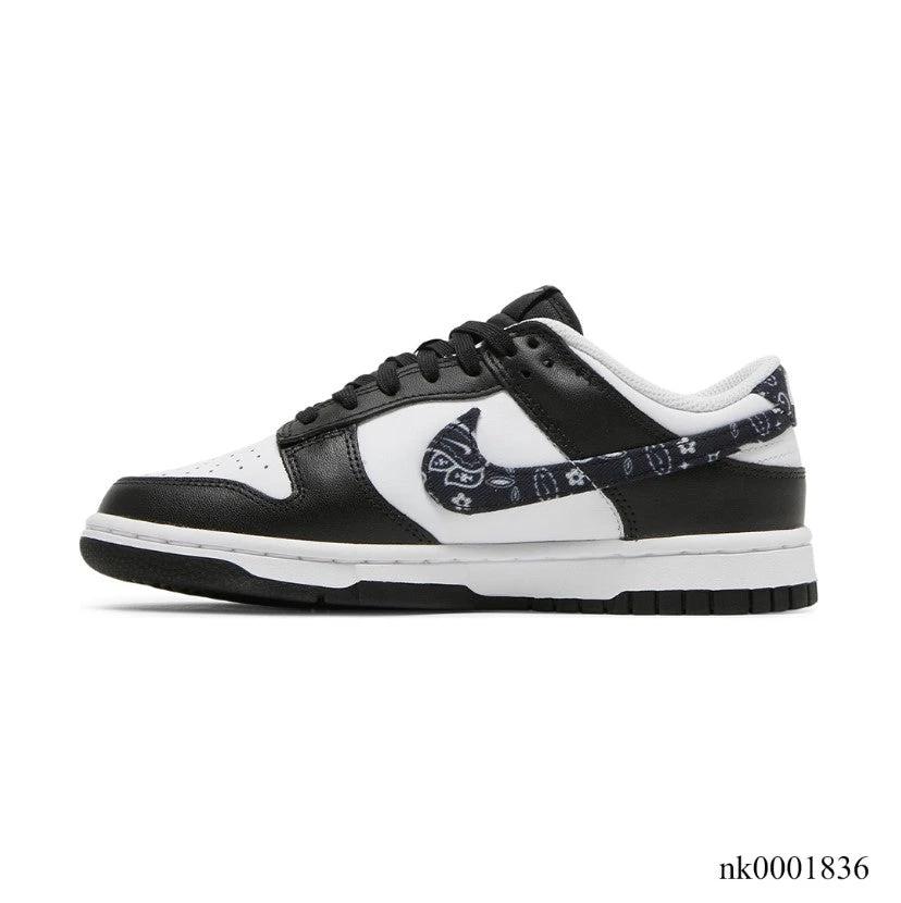 Dunk Low Black Paisley Shoes Sneakers by Air Jordan