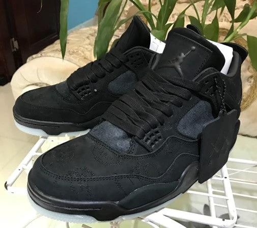 Air Jordan 4 Graffiti Black Suede by Air Jordan