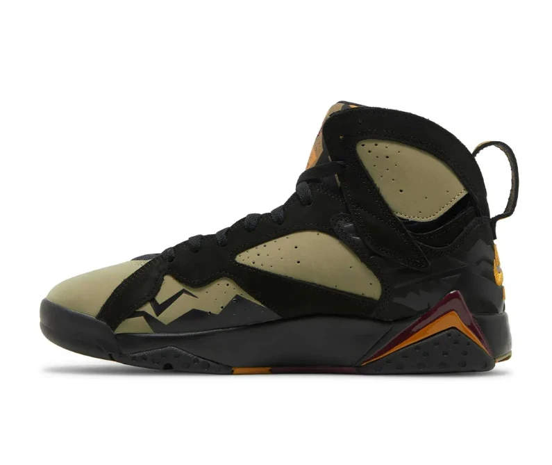 AJ 7 Retro Black Olive Shoes Sneakers by Air Jordan