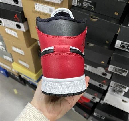 Air Jordan 1 Mid Black Red by Air Jordan