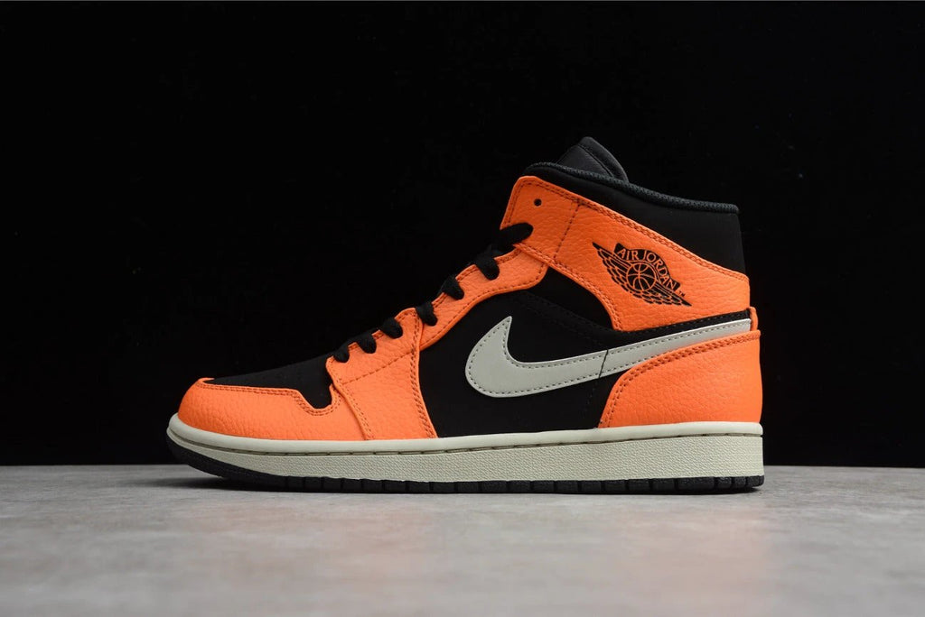 Air Jordan 1 Mid Buckled Black Orange by Air Jordan