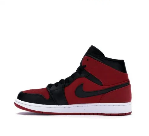 AJ 1 Mid Gym Red Black Shoes Sneakers by Air Jordan