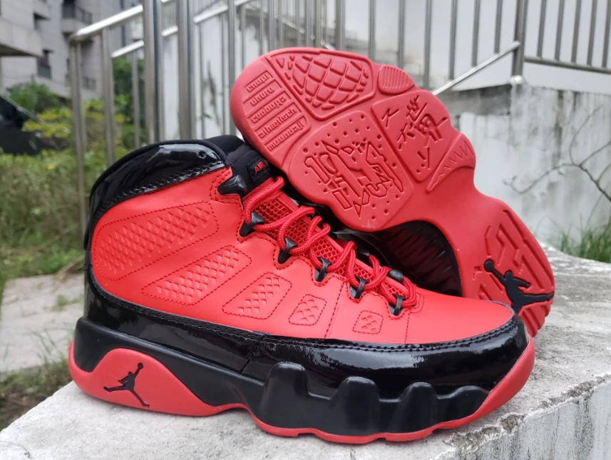 Air Jordan 9 Red And Black Mirror by Air Jordan